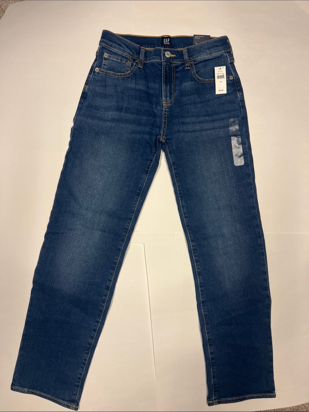 GAP Boys's Indigo Straight-Leg Jeans